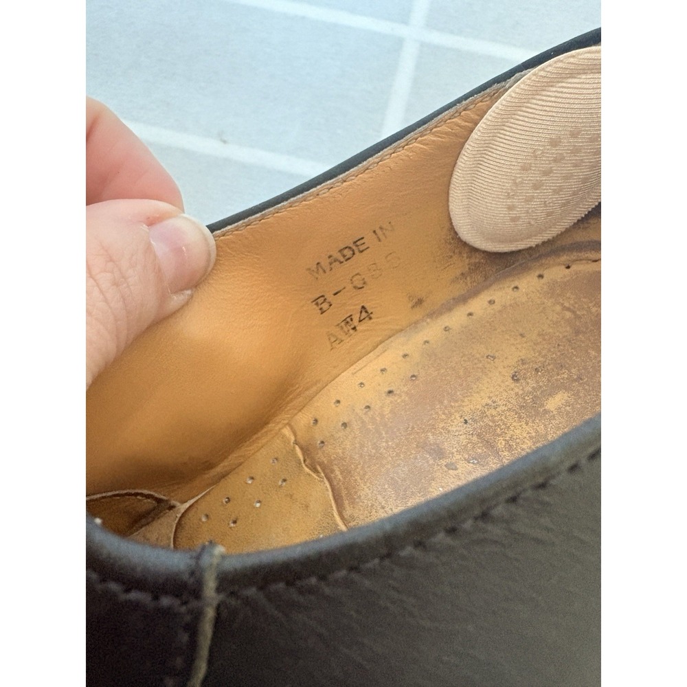 Dr. Martens Single-Strap Mary Jane UK Black Leather - VTG MIE - Picture 8 of 12